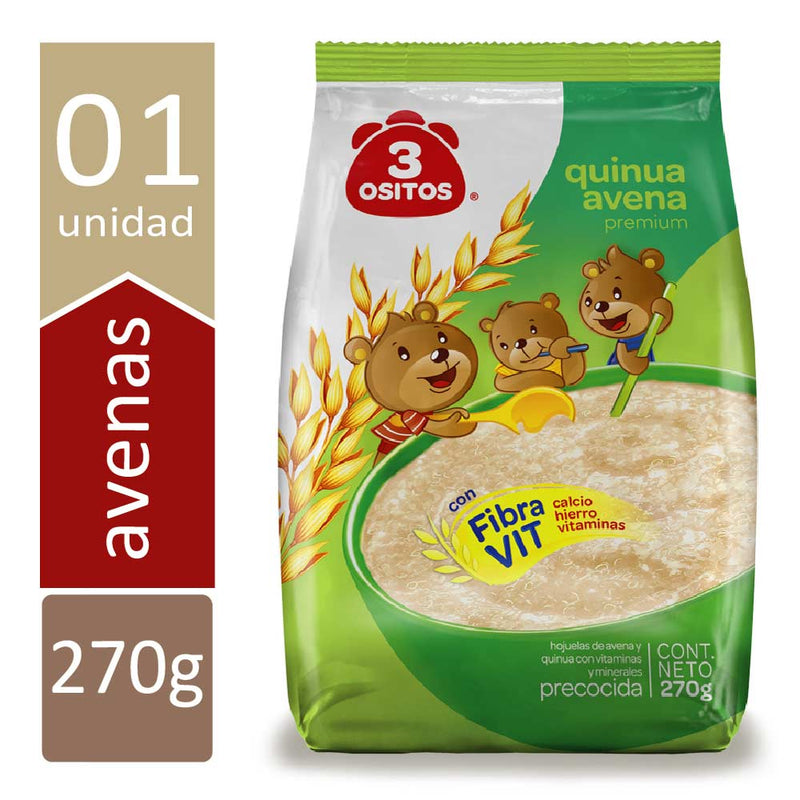 Quinua Avena 3 Ositos Bolsa 270 g