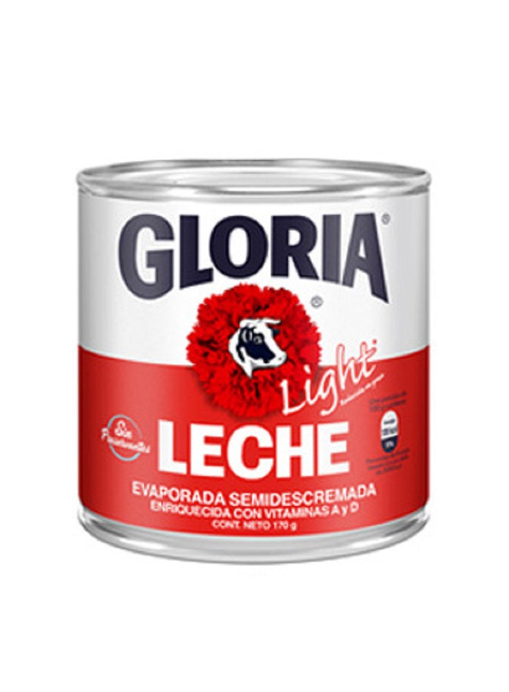 Leche Evaporada Gloria Light Lata 170 g