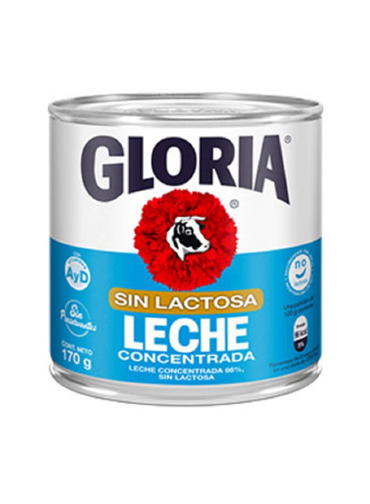 Leche Concentrada Sin Lactosa Gloria Lata 170 g