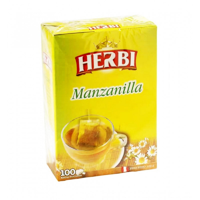 Manzanilla Herbi Caja 100un