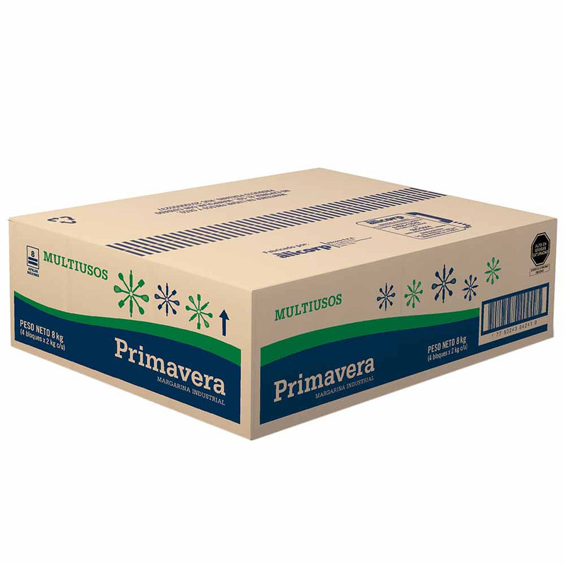 Margarina Primavera Barra 2kg Paquete 5un