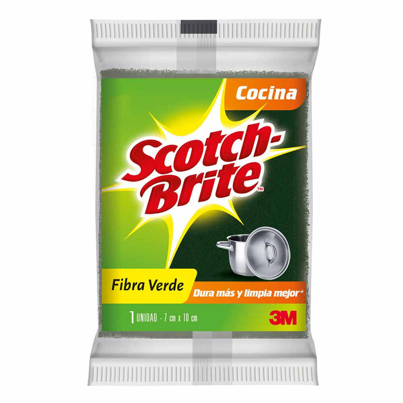 Scotch-Brite Esponja Fibra Verde