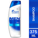 Shampoo HS Men 3 EN 1 Frasco 375 ml