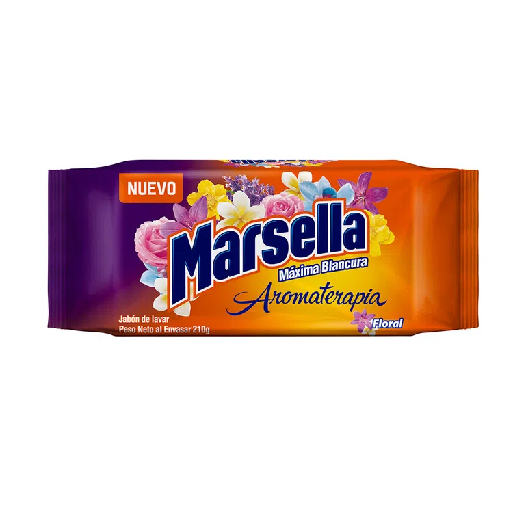 Jabón Marsella Floral Barra 210g