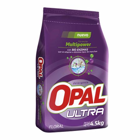 Detergente en polvo OPAL Ultra multipower Floral Bolsa 4.5Kg