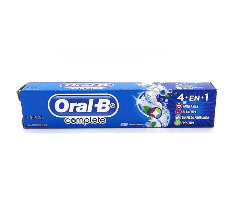 Pasta Dental Oral-B Complete 4 en 1 Tubo 50ml