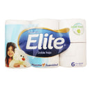 Papel Higiénico ELITE Doble Hoja Paquete 6 Rollos