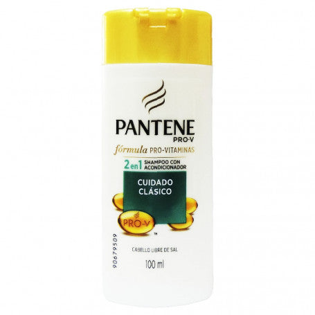 Shampoo Pantene Cuidado Clásico 2 en 1 Frasco 100ml