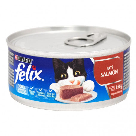 Comida para Gatos Felix Paté Salmón Lata 156g