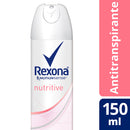 Desodorante en Aerosol para Mujer Rexona Nutritive Frasco 150ml
