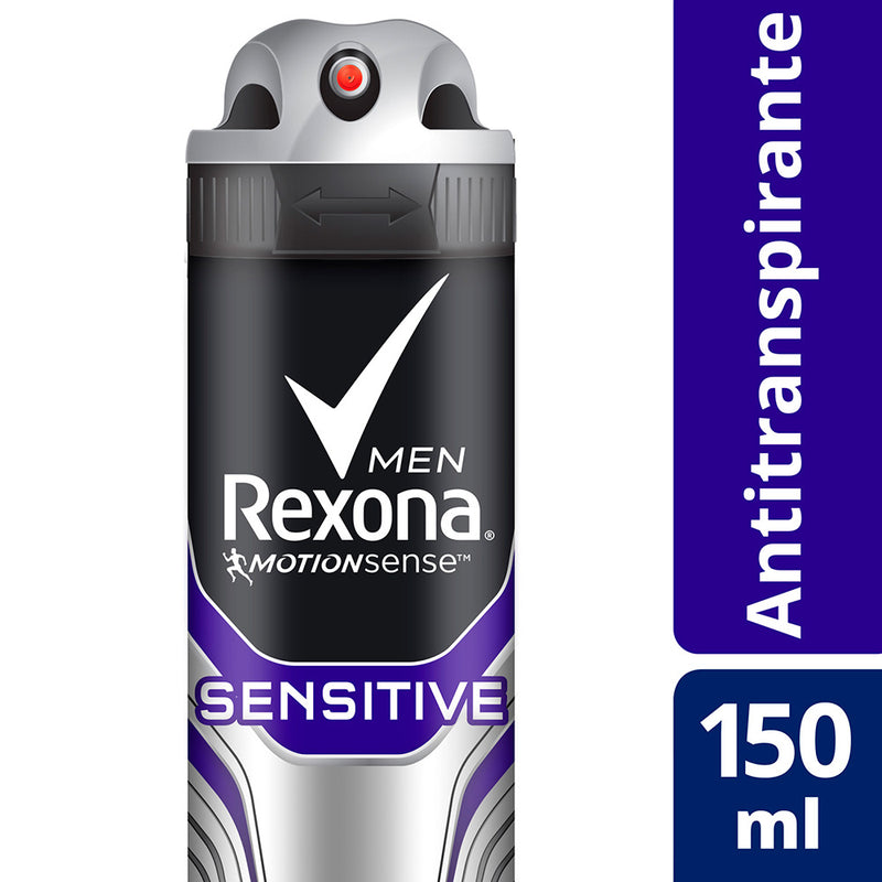 Desodorante en Aerosol para Hombre Rexona Sensitive Frasco 150ml