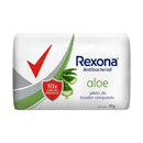 Jabón Antibacterial Rexona Aloe 90g