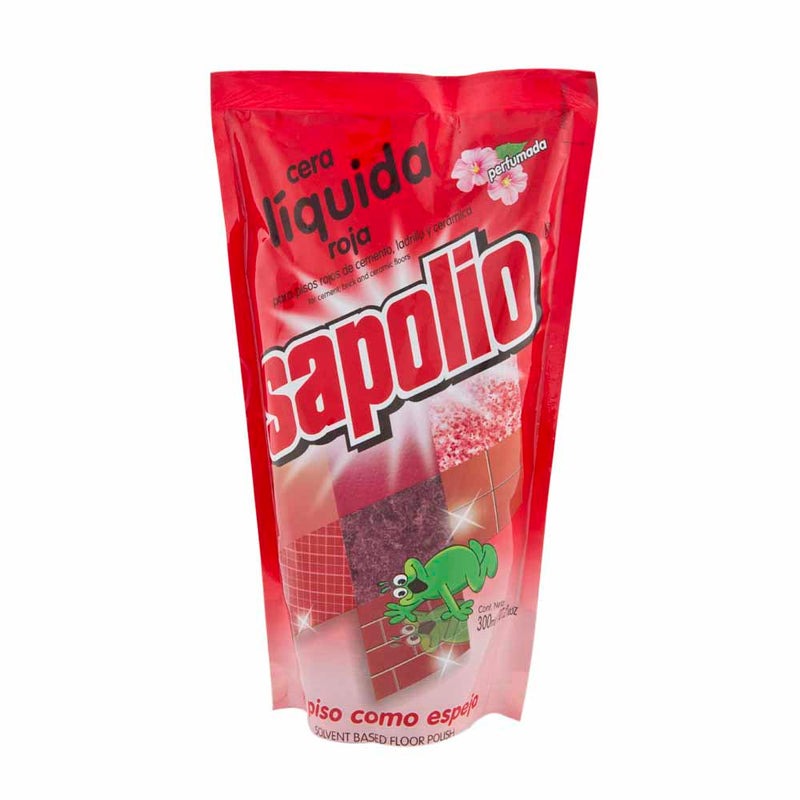 Sapolio Cera líquida Roja Doypack 300ml