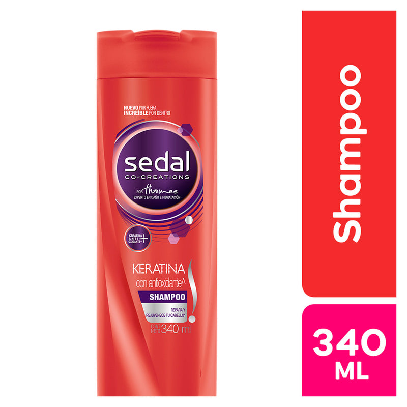 Shampoo Sedal Keratina Frasco 340ml