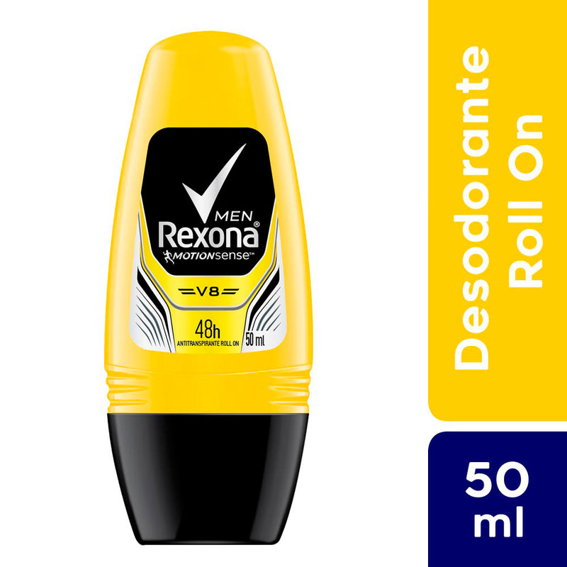 Desodorante en Roll On para Hombre Rexona V8 50ml