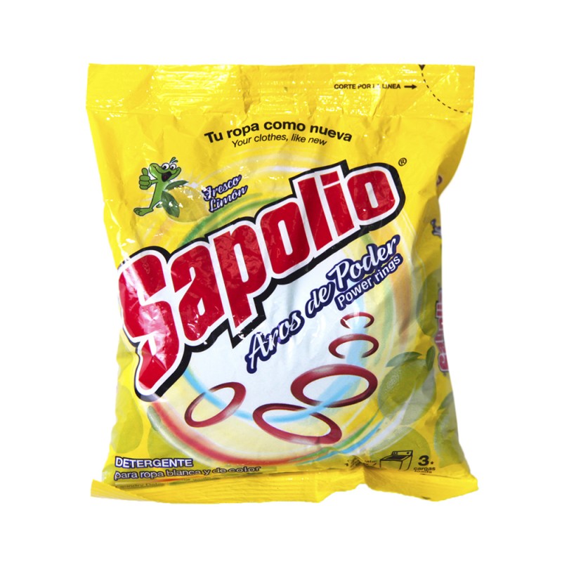 Detergente en Polvo Sapolio Limón Bolsa 160g