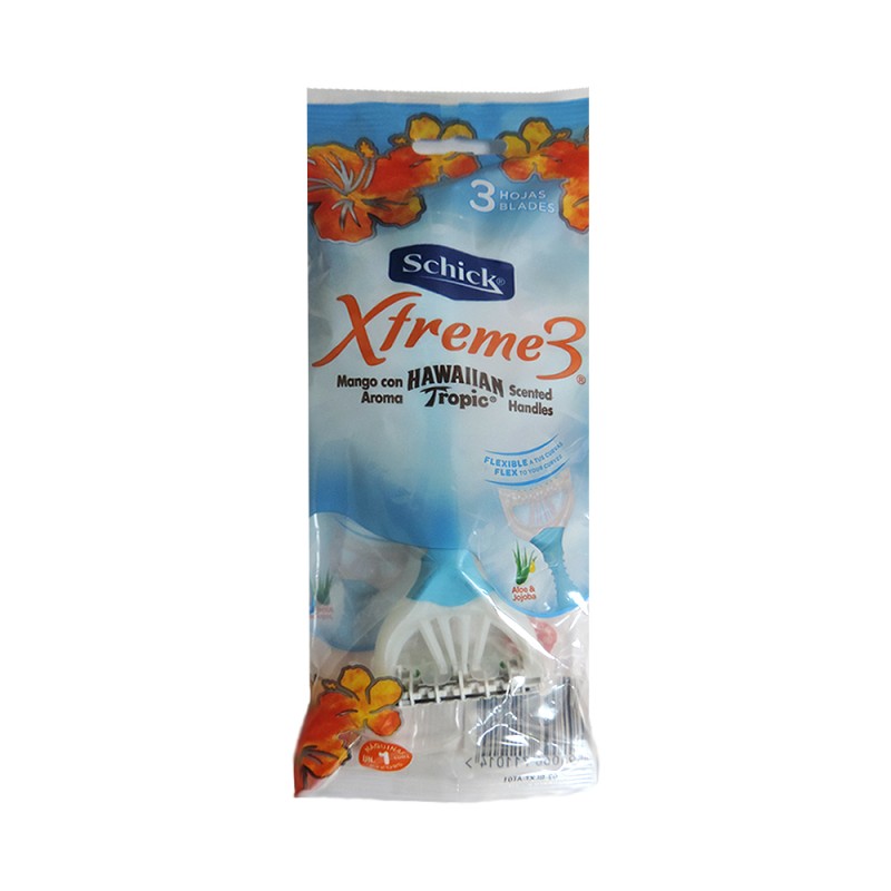 Máquina de Afeitar Schick Xtreme 3  Hawaiian 3 Hojas