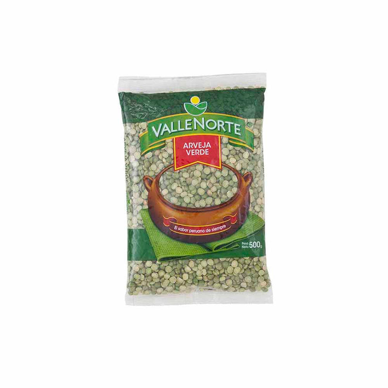 Arveja Verde Vallenorte Bolsa 500g