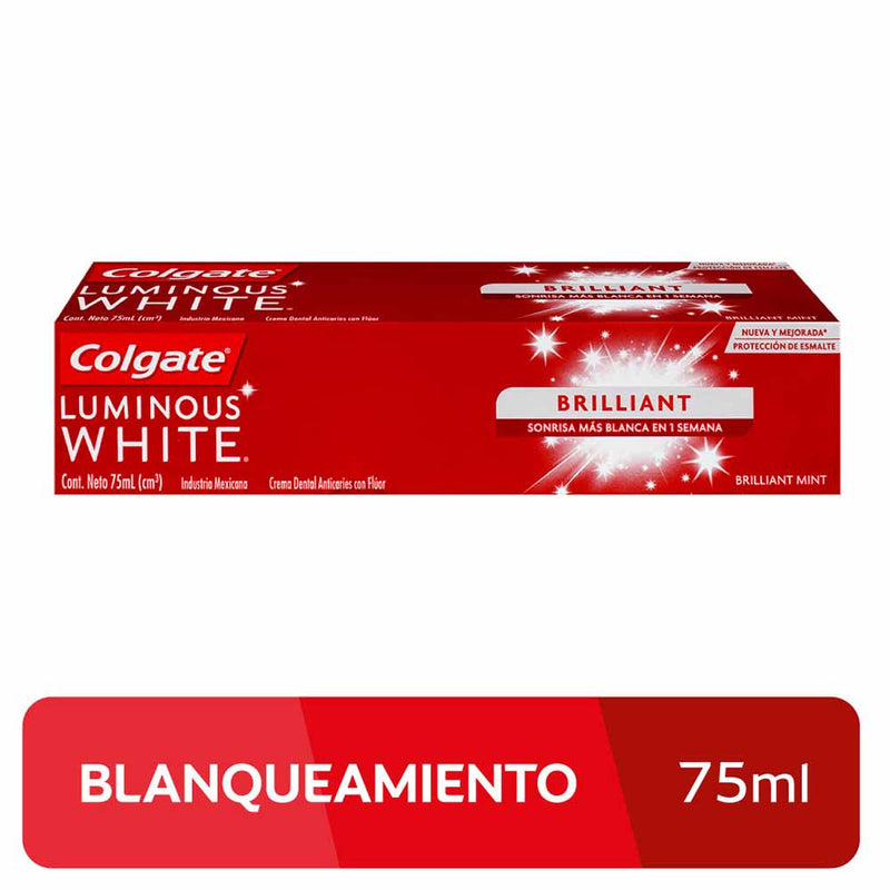 Pasta Dental Colgate Luminous White Tubo 75ml