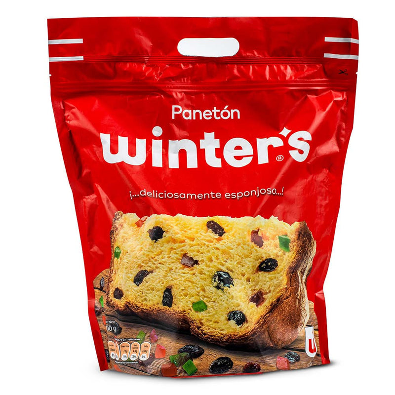 Panetón Winter´s Bolsa 900g